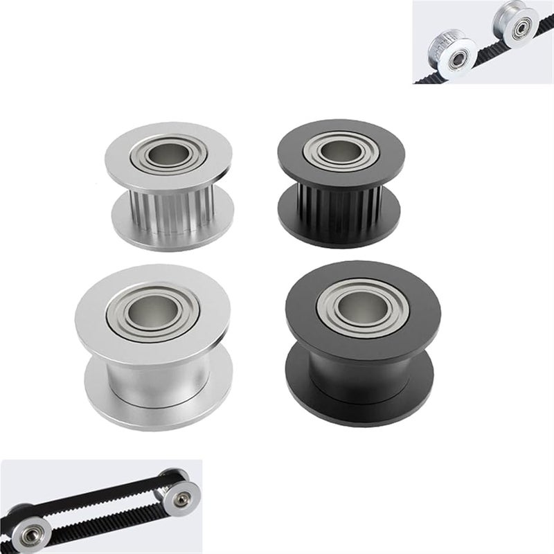 Lfang GT2 Timing Pulley 20 Teeth W10 B5 Silver Idler Pulley For 3D Printer - Image 2